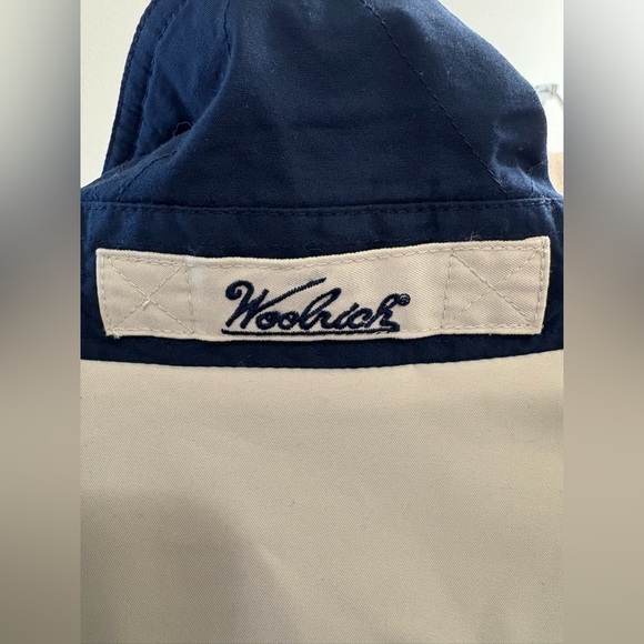 Woolrich Men's Vintage British Tan Windbreaker Jacket With Ear Warmer Collar - Picture 13 of 13